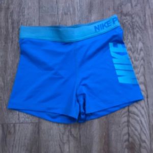 Blue Nike pros , logo on right side
